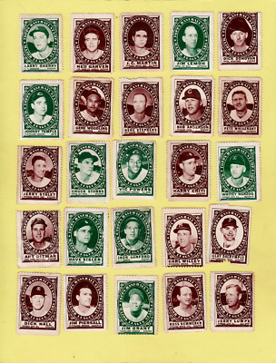 1961 Topps BB Stamps YOUR CHOICE 7 diff. many available Factory Gum FREE Ship  