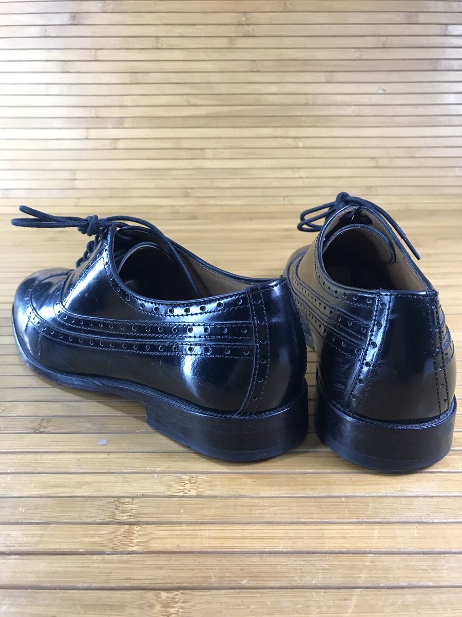 Johnston & Murphy Bradford Wingtip Mens Size 8D Black Dress  display picture 3