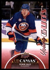 2021-22 UPPER DECK UD CANVAS YOUNG GUNS ROBIN SALO NEW YORK ISLANDERS #C378