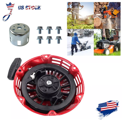 PULL START STARTER RECOIL TYPE B FOR HONDA GX120 GX160 GX200 5.5 6.5HP GENERATOR - 第 1/12 張圖片