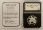 WORLD WIDE WEB WWW 1990'S INVENTION CREATION .999 SILVER COIN VERY RARE