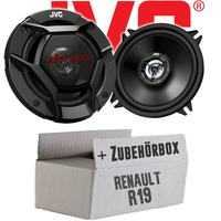 JVC Koax-Lautsprecher FüR Renault R19 Auto KFZ Heck Einbauset PKW Boxen Hinten