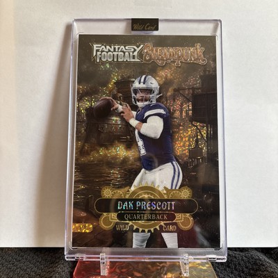 2026 Wild Card Steampunk Fantasy Football Cowboys  Dak Prescott 1/1  Mammoth