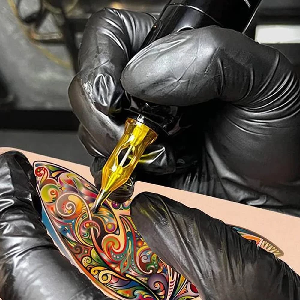 Realistic Tattoo Practice Skin Set - 5 Pcs 8x6in Reusable Sheets for Artists image 7