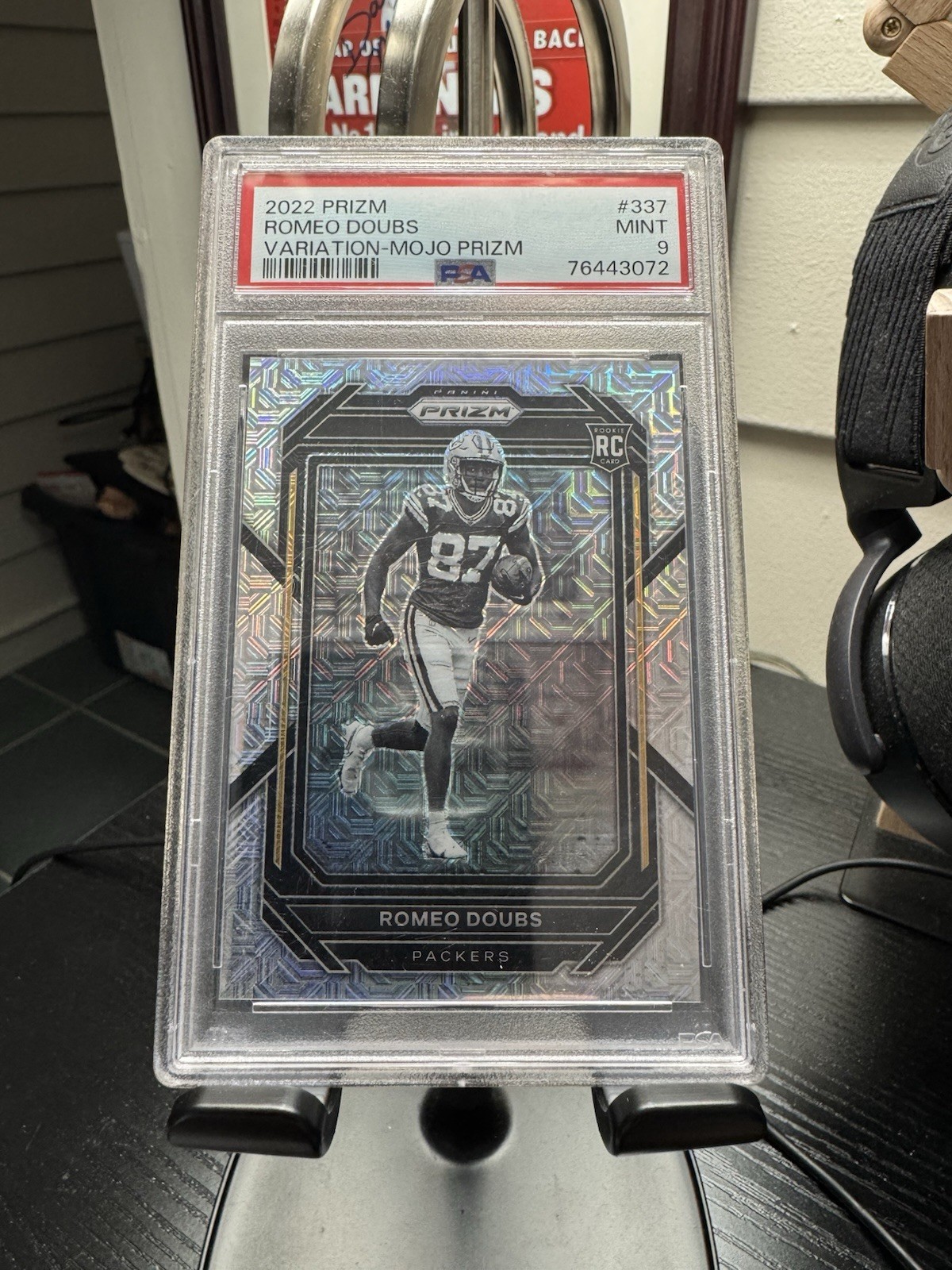 2022 Panini Prizm - Rookie Variation Romeo Doubs #337 Mojo Prizm /25 (RC)