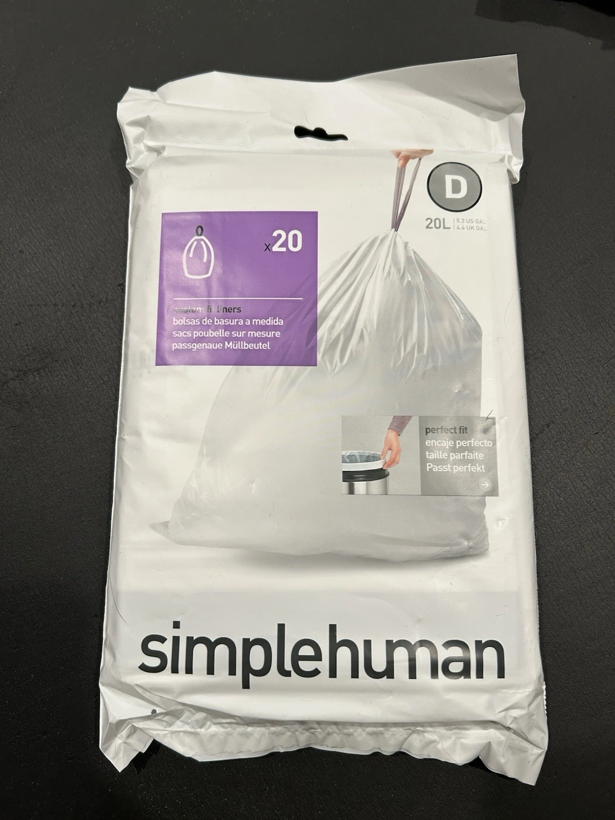Simplehuman Custom Fit Trash Can Liners