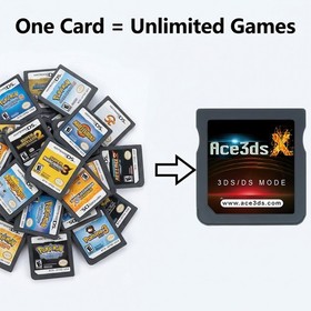 ACE3DS X SDHC For 3DS /2DS/DSi/DS Lite/DS to play NDS games Revolution Cartridge