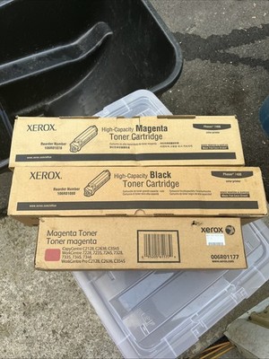 Xerox High Capacity Black / Magenta All 3 Boxes