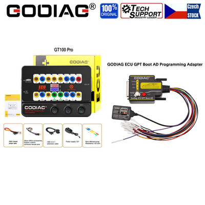 GODIAG GT100 PRO OBDII Break Out Box E-CU Bench Connector &E.CU GPT Boot Adapter
