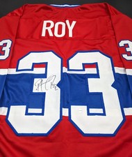 Patrick Roy Montreal Canadiens Autographed Signed Jersey L COA