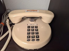 Vintage Northern Telecom Telephone Round Push Button Retro - Works!