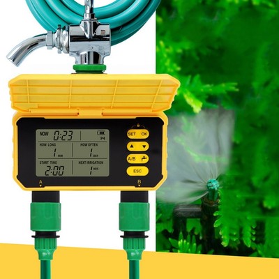 Outdoor Solar Bewässerung Timer mit Regenerkennung und benutzerdefinierten Zeit