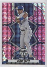 2022 Panini Mosaic Pink Camo Mosaic Prizm Nicholas Lopez Nicky Lopez #135 0u2j
