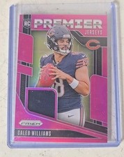 2024 Panini Prizm Premier Jerseys Pink Prizm Caleb Williams #PJ-CWS Rookie RC