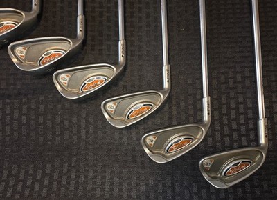 Mens Left-Handed Ping G10 Black Dot Iron Set steel stiff plus 5W & Hybrid