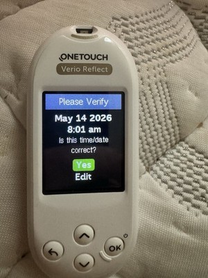 No Box Bluetooth OneTouch Verio Reflect Blood Glucose Meter Monitor One Touch
