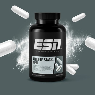 ESN Athlete Stack Men, 210 Kapseln Vitamine & Mineralstoffe Multivitamin Vegan