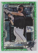 2021 Bowman Draft Chrome Green Sparkle Refractor 87/99 Joe Mack #BDC-159 s3g