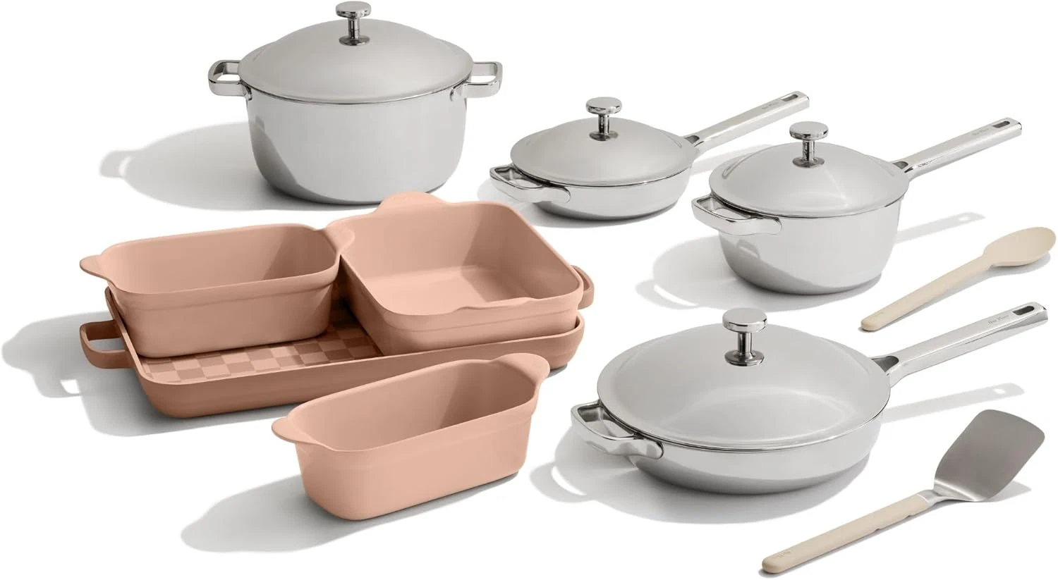 15-Piece Nonstick Titanium Cookware & Bakeware Set - Non-Toxic & PFAS-Free
