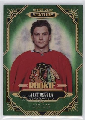 2020-21 Upper Deck Stature Rookies Green 65/175 Alec Regula #161 Rookie RC 7xr