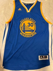 Adidas Golden State Warriors Stephen Curry 30 Jersey XL +2 Swingman Authentic