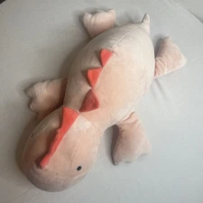 Dinosaur Weighted Plush Kids' Throw Pillow Pink - Pillowfort