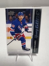 2021-22 Upper Deck Young Guns #480 Justin Richards - New York Rangers