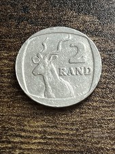 1990 South Africa 2 Two Rand Beautiful Actual Coin TB9758*