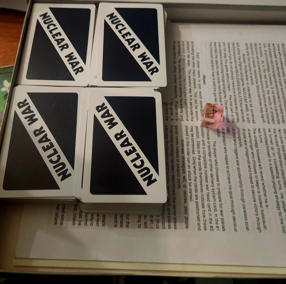 Juego de Mesa Proliferación Nuclear Flying Buffalo 1992 De Colección Raro Foto 2 de 2