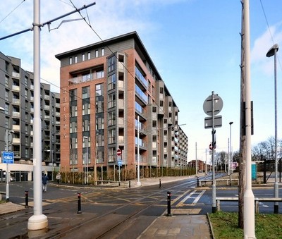 Foto 6x4 Die Hutschachtel Manchester Ein weiterer neuer Luxus 144 Wohnblock um 2017