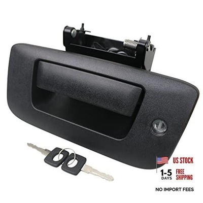 APPERFiT Locking Tailgate Handle Latch w/Bezel & Lock Cylinder 22755305 Black