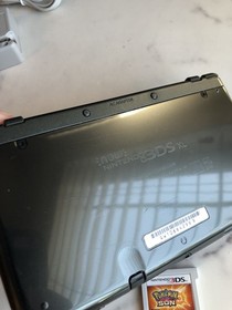 New Nintendo 3DS XL Gray/Black Console Pok&eacute;mon Bundle TESTED - TOP IPS SCREEN