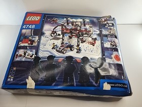 LEGO Alpha Team 4748 Ogel&rsquo;s Mountain Fortress Incomplete Parts w/ Box & Terrain