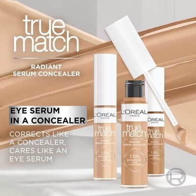 L'Oreal Paris True Match Radiant Serum Concealer with Hyaluronic Acid
