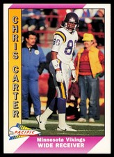1991 Pacific Football NFL - Cris Carter #286 Vikings