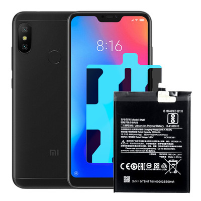 Tradebit Akku für Xiaomi Redmi 6 Pro / Xiaomi A2 Lite 3900mAh + Montageband