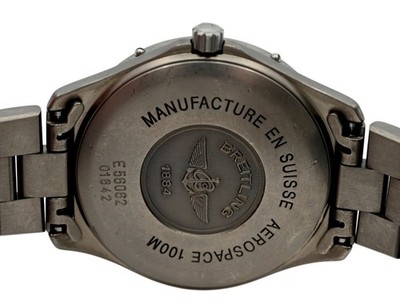 Breitling 40mm Men\'s Aerospace Titanium Multifunction Blue Dial Watch- E56062! Breitling Aerospace E56062 - Titanium - Blue Dial - 1997 main image 4