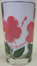 Dogwood juice size Peanut Butter Glass Glasses Drinking Kitchen Mauzy 117-4