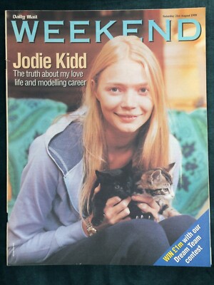 WEEKEND mag 21/08/1999 JODIE KIDD Beatles Eric Idle Viscount Cobham David Essex