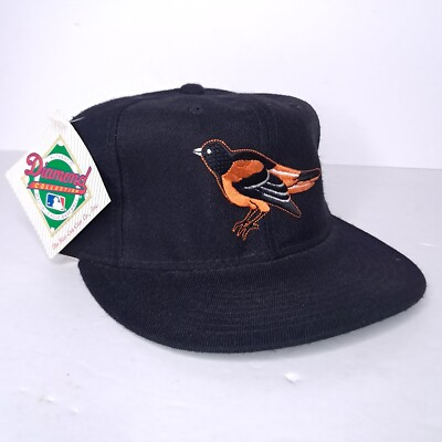 #ad Vintage 90s Baltimore Orioles Hat New Era Diamond Pro Model 6 3 4 Wool USA $14.42