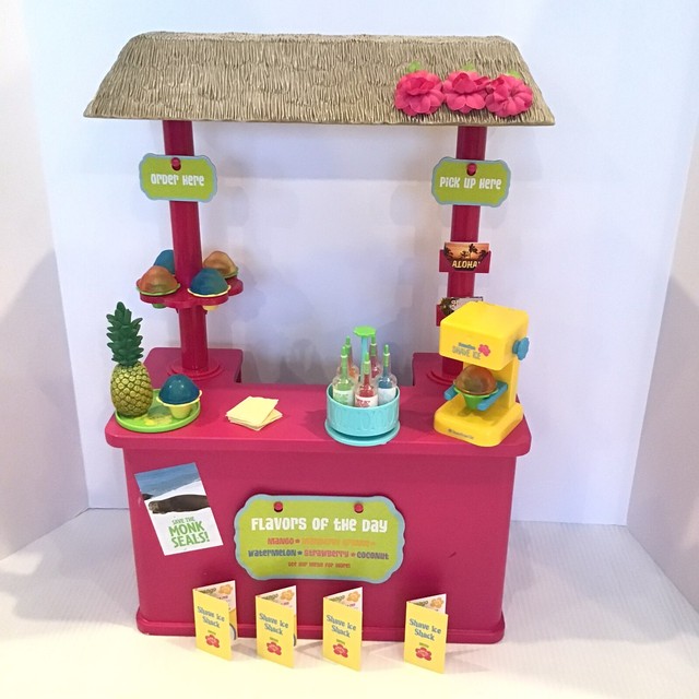 american girl doll shaved ice stand
