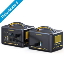 VTOMAN Jump 1800 Portable Power Station 1800W With Extra Battery 3096Wh LiFePO4