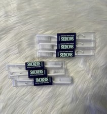 6X Wisdom 212 Smokers Extra Hard Brown Bristle Tooth Brush.USA Seller 3pieces 