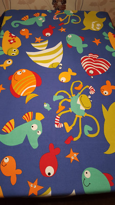 Tischdecke Dekoration Kinderzimmer Robuste Decke Lustige Meerestiere Fisch Krebs Ebay