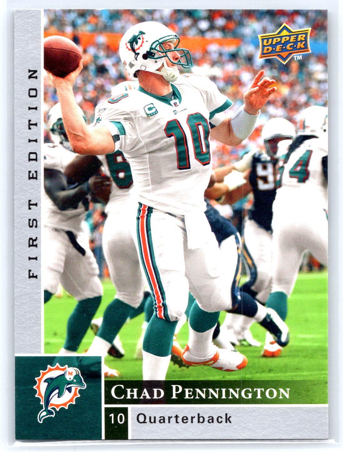 Chad Pennington 2009 Upper Deck First Edition #81 Silver