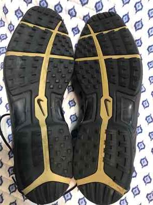 Nike Dark Brown Leather  Lace Up T@C Traction Golf Shoes zoom air Mens Size 11W s-l400.jpg main image 3
