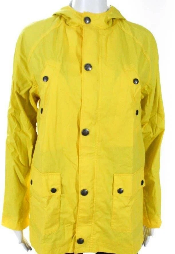 NWT POLO RALPH LAUREN Hooded Raincoat Insulated Weather Jacket L (14-16) SPRING