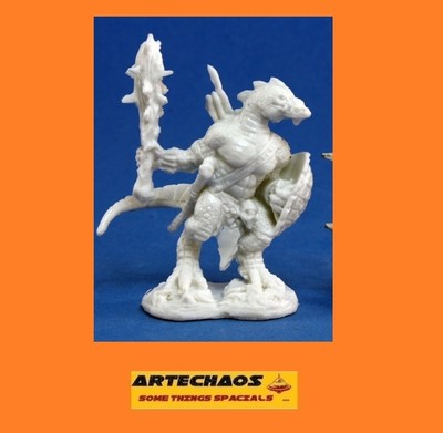 1 X LEZARD LANCE DA UOMO - BONES REAPER Minifigure Jdr Rpg - Foto 6
