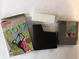 NES Bandai Golf Challenge Pebble Beach Nintendo Entertainment System 1989 CIB