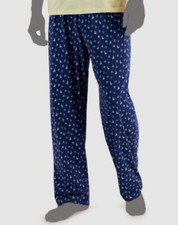 27 Club Room Men's Blue Sailboat Print Lounge Pants Sleepwear Size Small